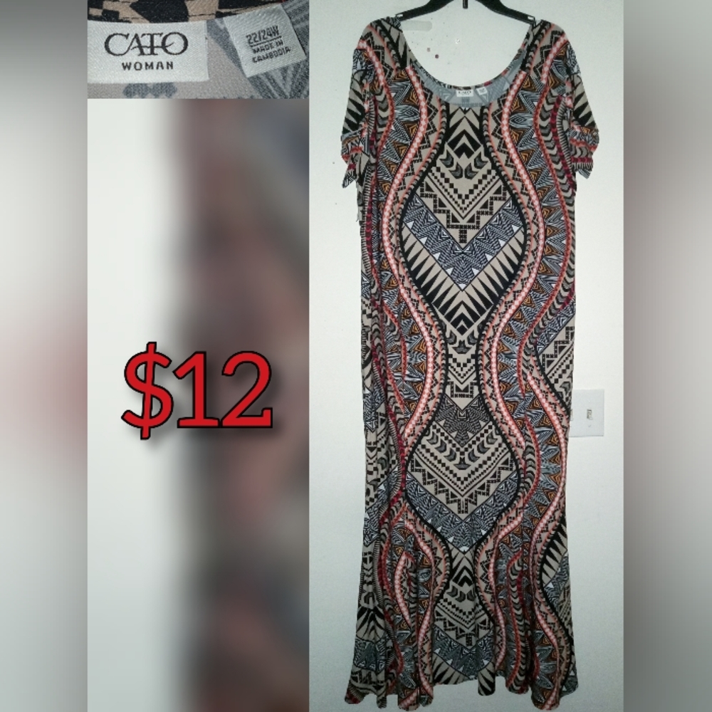 Cato Short Sleeve Maxi Dress